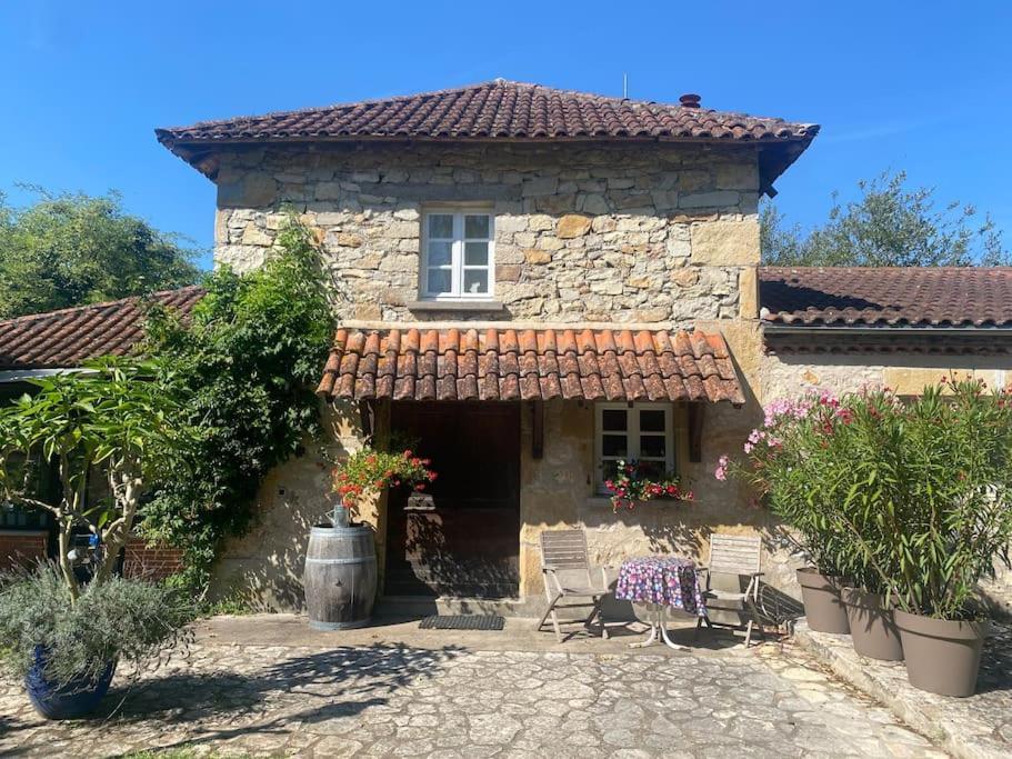 Vakantiehuis La Poire, Op Landgoed Aan De Dordogne Prudhomat Exterior foto